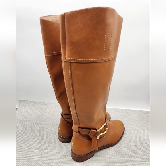 Sperry top sider sable size 7 M tan leather knee high riding boots waterproof - Picture 8 of 16